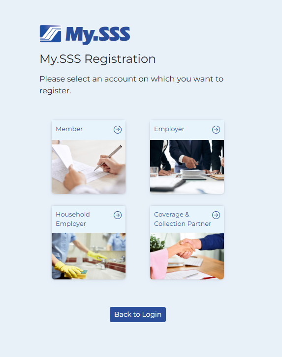 SSS Online Registration Form